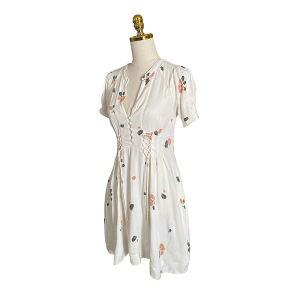 FREE PEOPLE Dream Girl Dress ASO Jane The Virgin Size 4 Babydoll - Picture 10 of 13